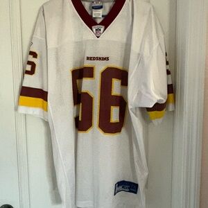 Reebok White and Red NFL Jersey